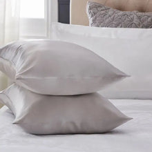  Dorma Silver Silk Pillowcase Dunelm