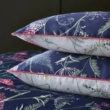  Dorma Winter Garden Navy 100% Cotton King Oxford Pillowcase Pair Dunelm