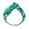 Dottie Silk Headband in Rainforest Butterfly Sleepy Wilson