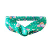 Dottie Silk Headband in Rainforest Butterfly Sleepy Wilson