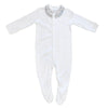 Double Collar Baby-Grow Made With Liberty Fabric THEO & D'ANJO BLUE Coco & Wolf