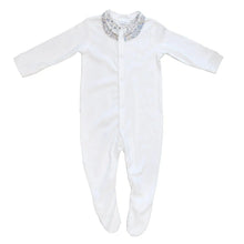  Double Collar Baby-Grow Made With Liberty Fabric THEO & D'ANJO BLUE Coco & Wolf