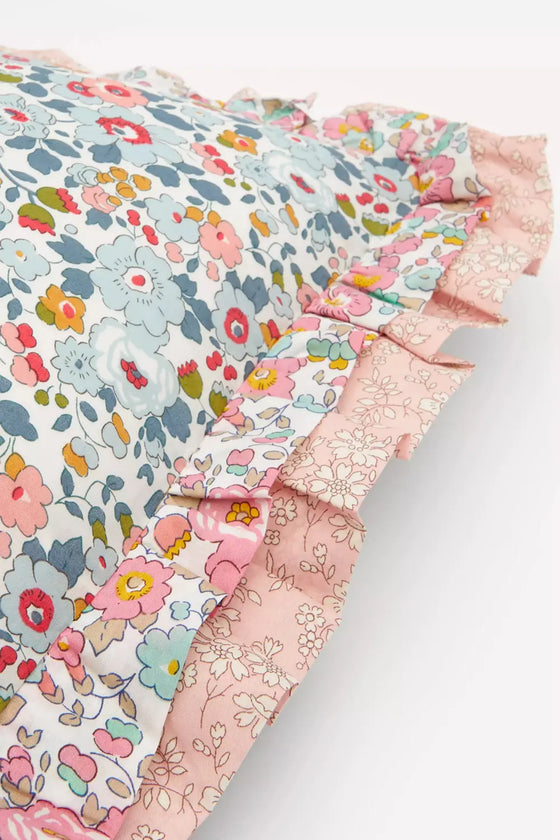 Double Ruffle Cushion Made With Liberty Fabric BETSY Coco & Wolf