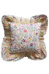 Double Ruffle Cushion Made With Liberty Fabric LINEN GARDEN Coco & Wolf