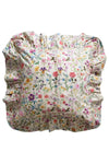 Double Ruffle Cushion Made With Liberty Fabric LINEN GARDEN Coco & Wolf