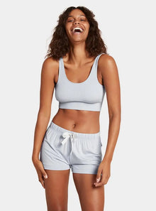  Dove Grey Goodnight Women's Bamboo Sleep Short Boody