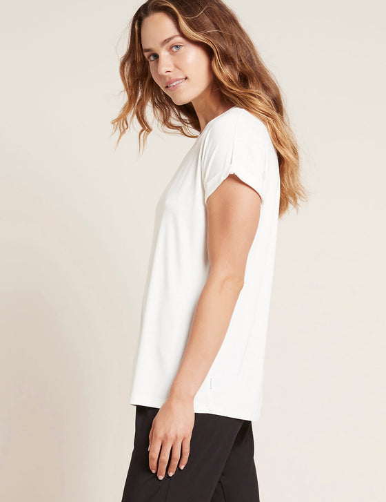 Downtime Natural White Lounge Top Boody