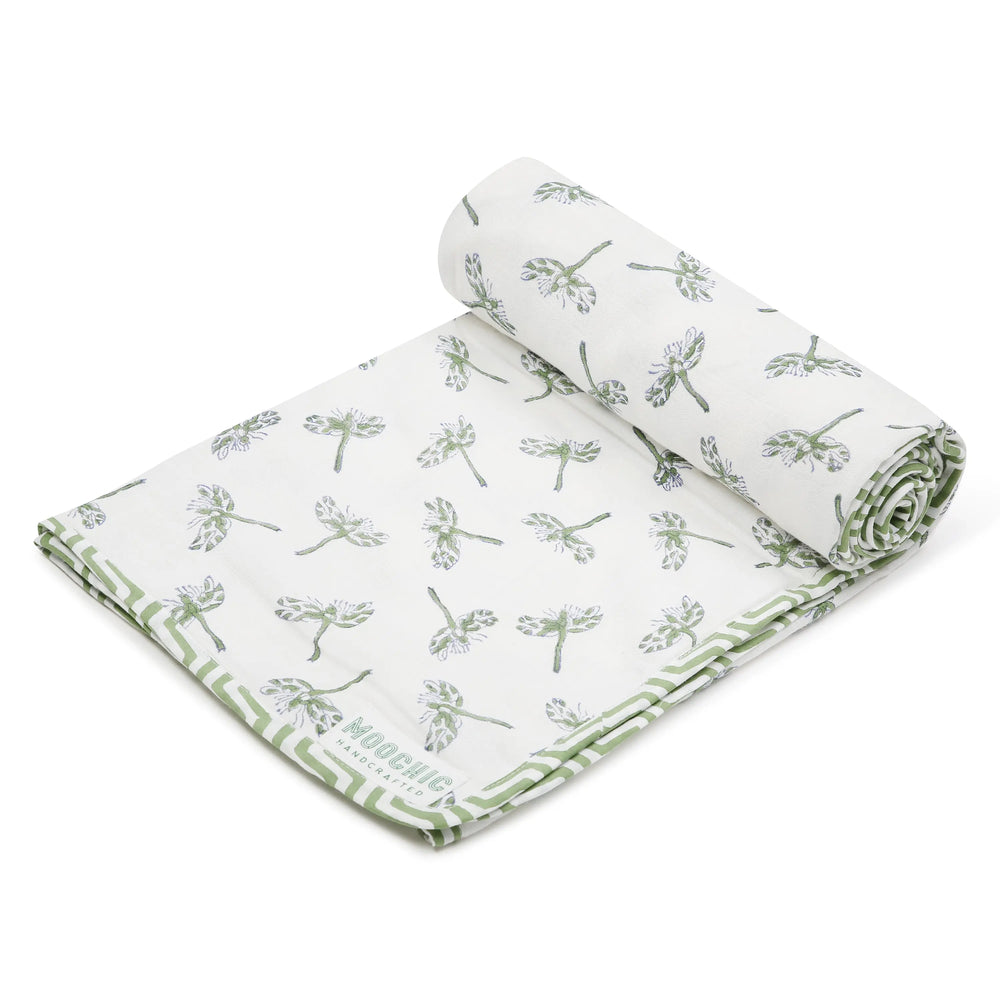 Dragonfly Muslin Blanket Moochic