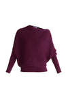 Draped Knitted Jumper Paisie