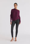 Draped Knitted Jumper Paisie