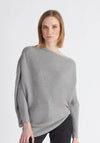 Draped Knitted Jumper Paisie