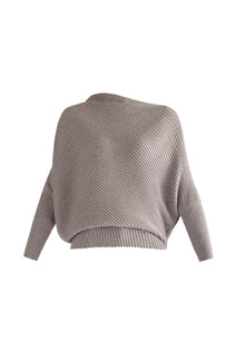  Draped Knitted Jumper Paisie