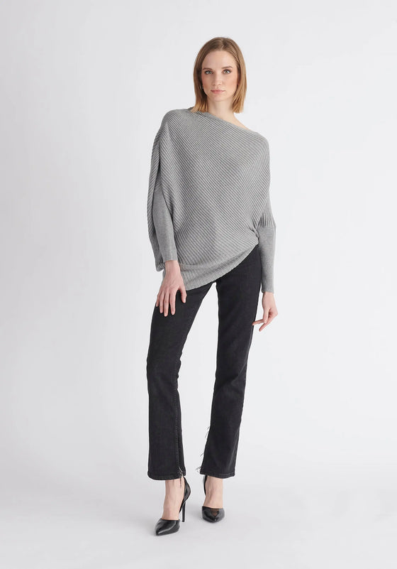 Draped Knitted Jumper Paisie