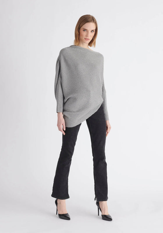 Draped Knitted Jumper Paisie