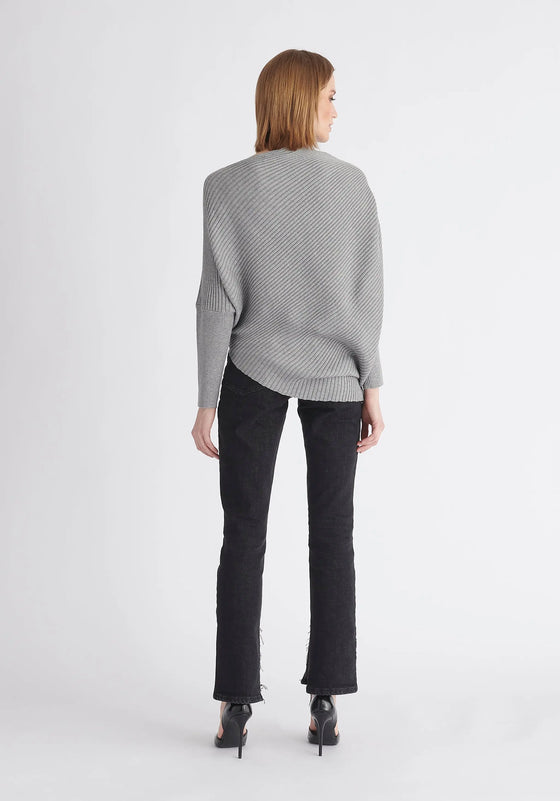 Draped Knitted Jumper Paisie