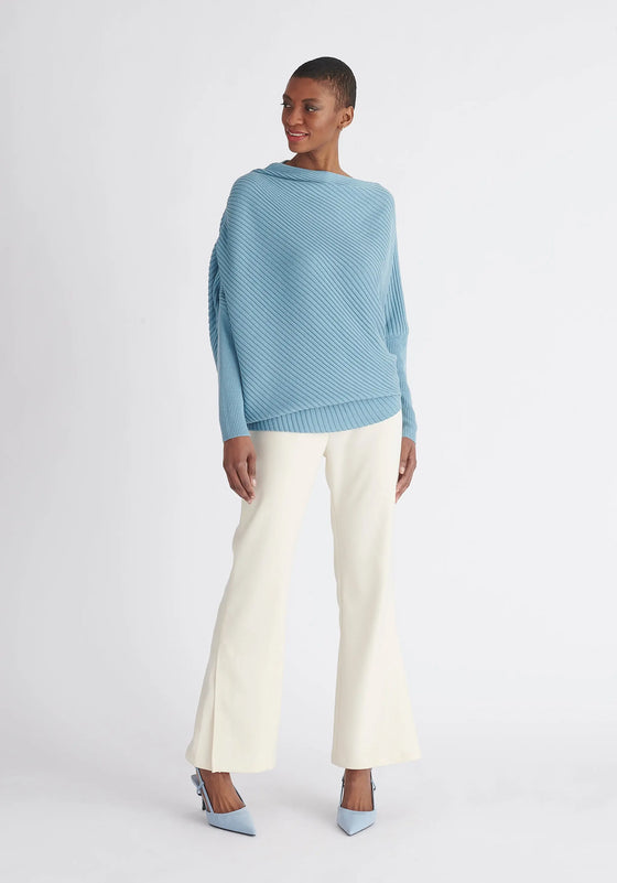 Draped Knitted Jumper Paisie