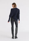 Draped Knitted Jumper Paisie