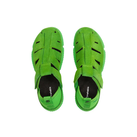 Dreamer Sandals in Evergreen Mahabis