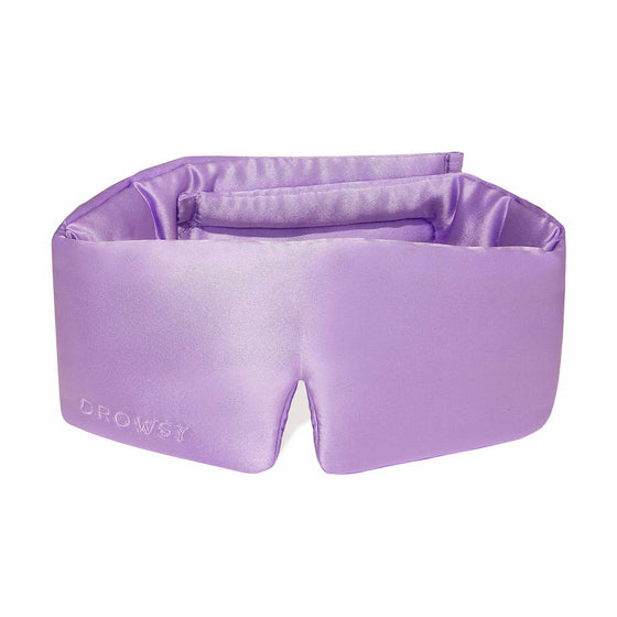 Lavender Haze Silk Sleep Mask Drowsy Sleep Co