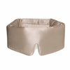 Dusty Gold Silk Sleep Mask Drowsy Sleep Co