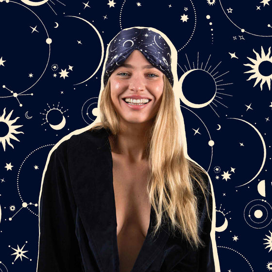 Cosmic Energy Silk Sleep Mask Drowsy Sleep Co