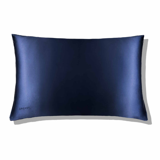 Midnight Blue Silk Pillowcase