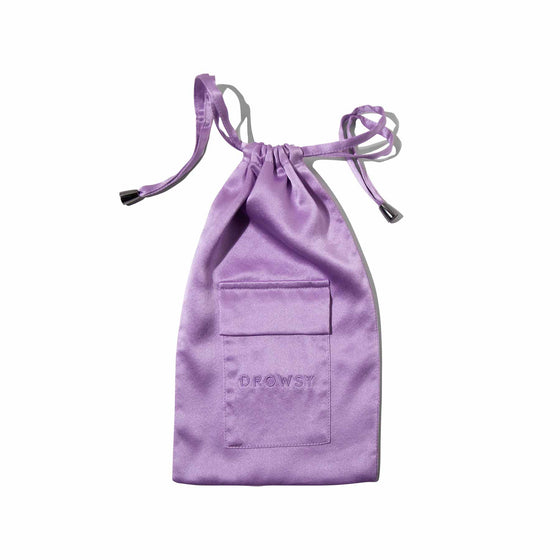 Lavender Haze Silk Carry Pouch Drowsy Sleep Co