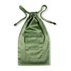 Pistachio Green Silk Carry Pouch drowsysleepco