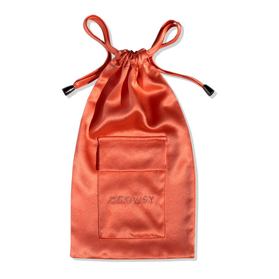 Summer Coral Silk Carry Pouch drowsysleepco