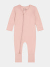 Dusty Pink Baby Long Sleeve Bamboo Romper Boody