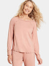 Dusty Pink Goodnight Women's Bamboo Raglan Sleep Top Boody