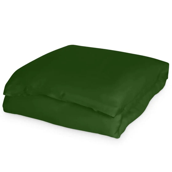 Duvet Cover in Forest Green (Eucalyptus Silk) Ethical Bedding