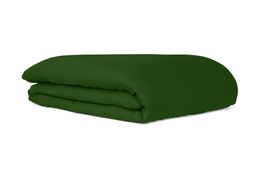 Duvet Cover in Forest Green (Eucalyptus Silk) Ethical Bedding