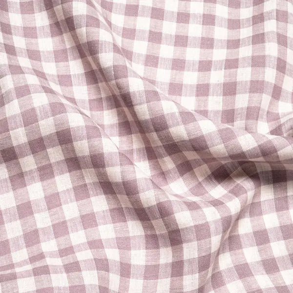 Elderberry Gingham Linen Nightdress Piglet