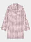 Elderberry Gingham Linen Nightshirt Piglet