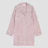 Elderberry Gingham Linen Nightshirt Piglet