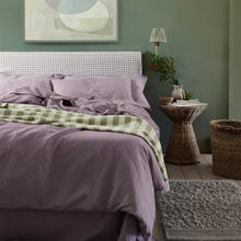  Elderberry Linen & Cotton Blend Duvet Cover Piglet