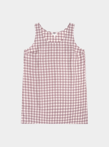  Elderberry Gingham Linen Nightdress Piglet