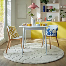  Elements Wigley Natural Wool Round Rug Dunelm