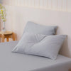 Ella Cotton - Dove Grey Pillowcases Pair Sheet Story