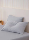 Ella Cotton - Dove Grey Pillowcases Pair Sheet Story