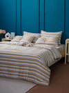 Ella Cotton - Serene Stripe Duvet Cover Sheet Story