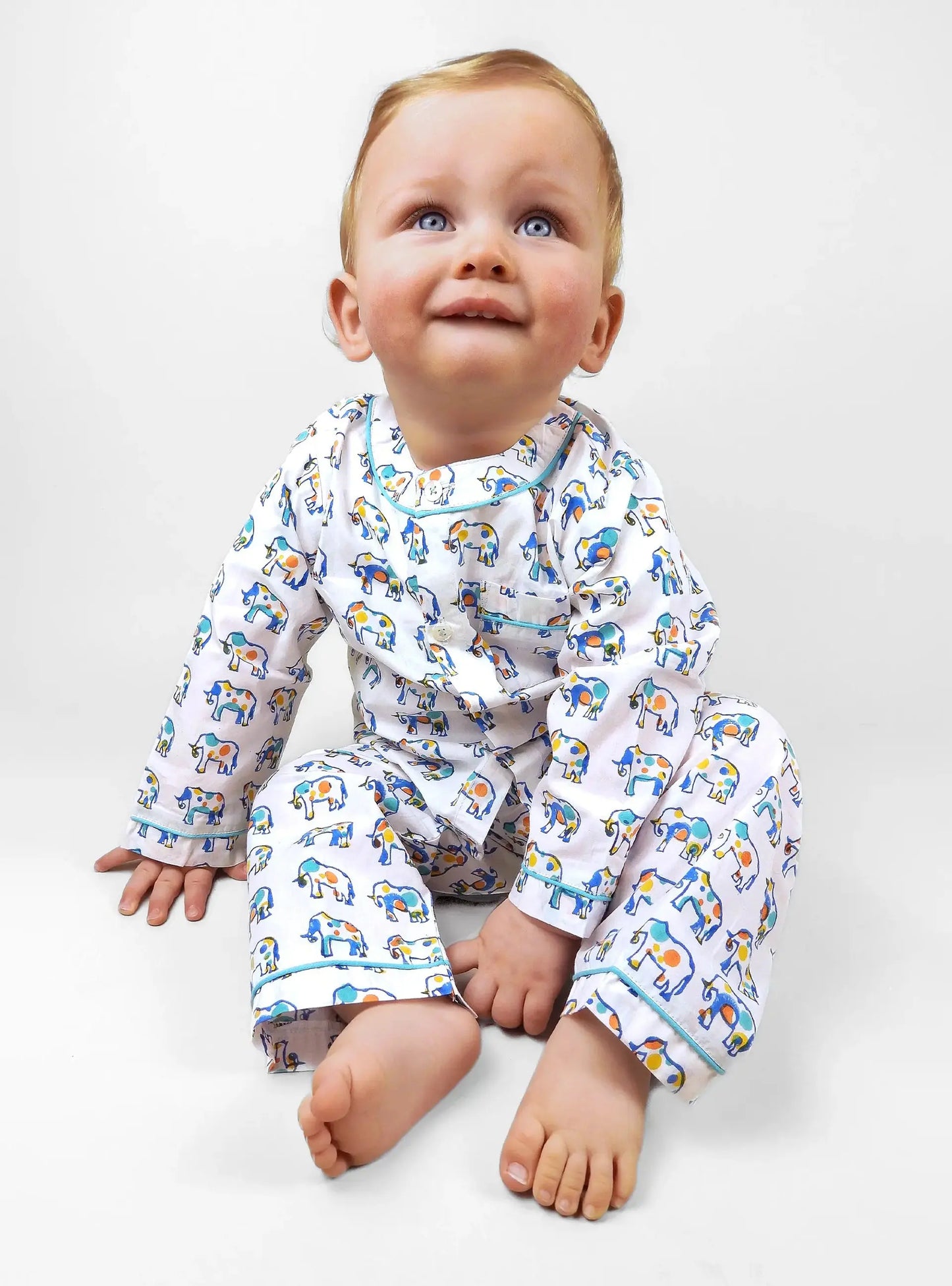 Ella's Polka Dot Parade Baby Pyjama Trouser Set Kutti Lulu