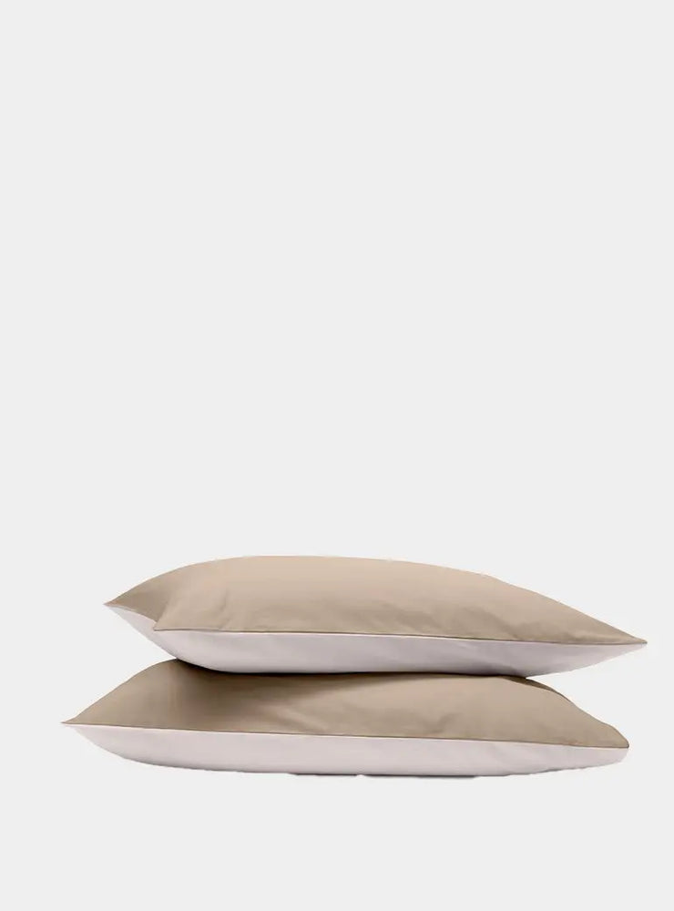 Emma Bed Linen Pillowcase Percale 200 TC - Reversible Emma