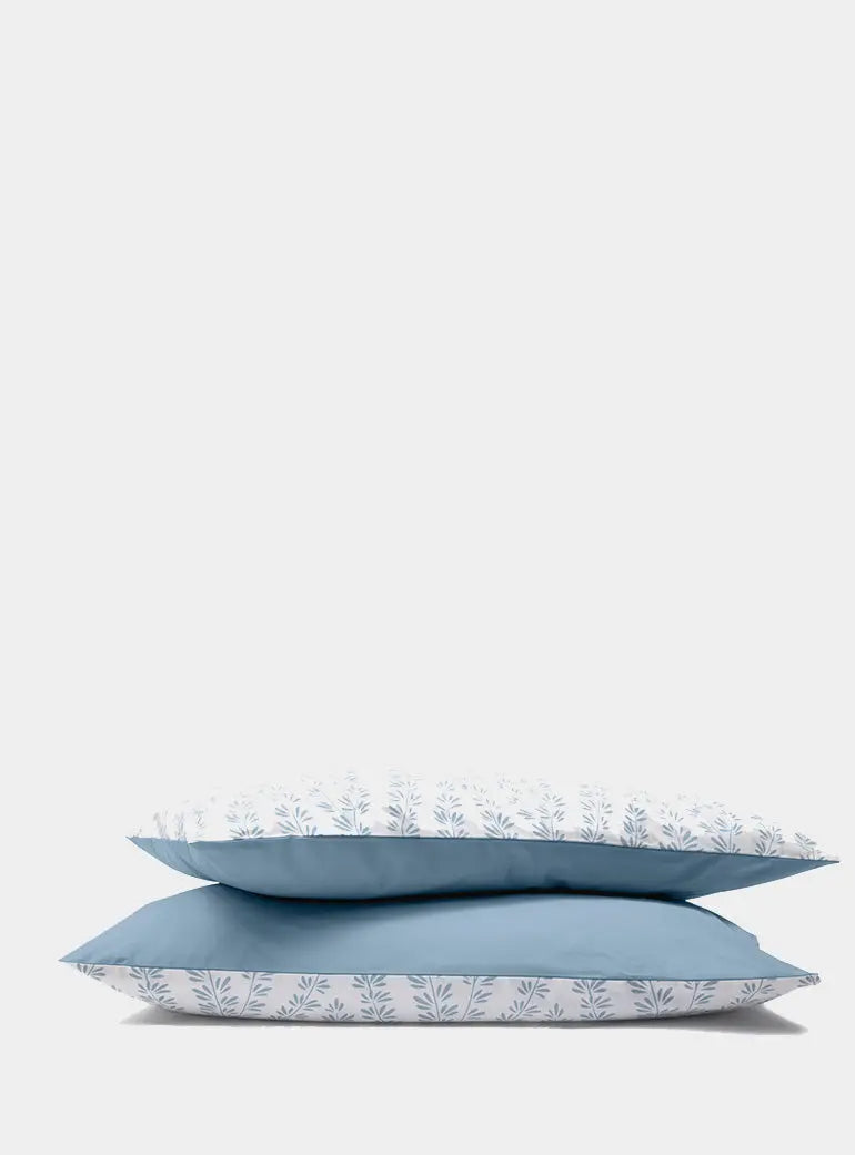 Emma Bed Linen Pillowcase Percale 200 TC- Reversible Emma