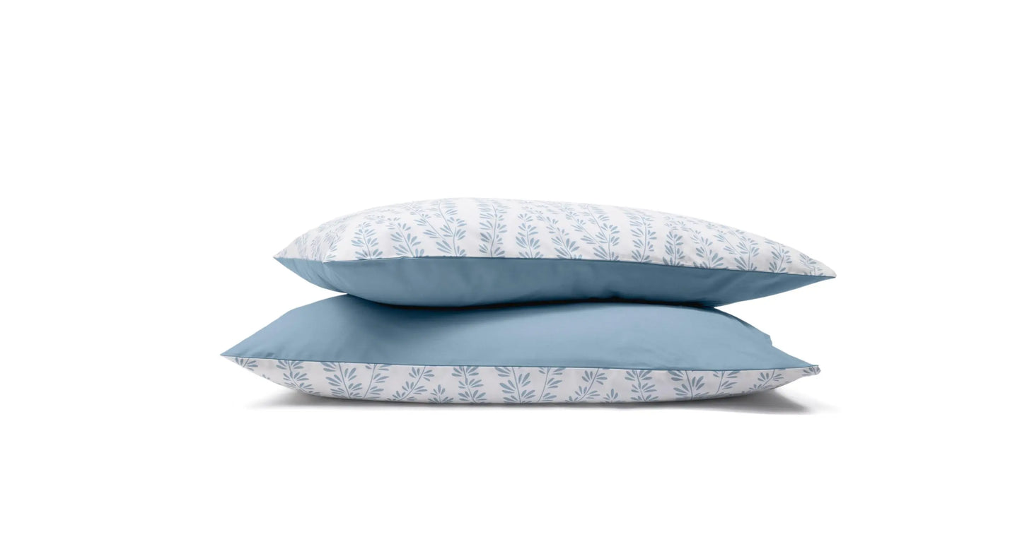 Emma Bed Linen Pillowcase Percale 200 TC- Reversible Emma