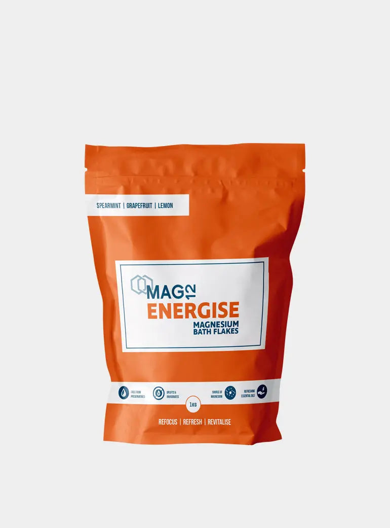 Energise Magnesium Bath Flakes With Spearmint, Grapefruit & Lemon 1kg MAG12