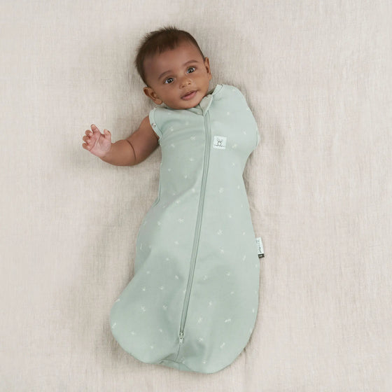 ErgoPouch - Organic All Year Cocoon Swaddle Sleeping Bag - Sage - 1.0 TOG ergoPouch