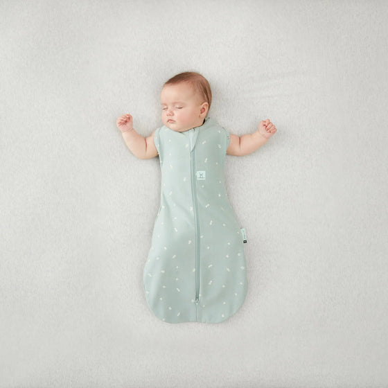 ErgoPouch - Organic All Year Cocoon Swaddle Sleeping Bag - Sage - 1.0 TOG ergoPouch