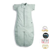 ErgoPouch - Organic All Year Short Sleeved 2 in 1 Sleeping Suit Bag - Sage - 1.0 TOG ergoPouch